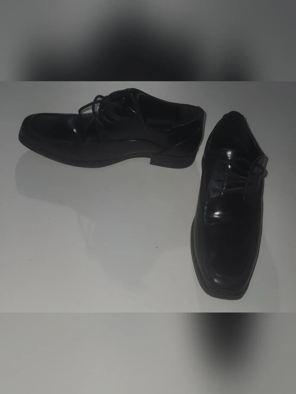 Men's Dexter Black Lace-Up Dress Shoes Size 7